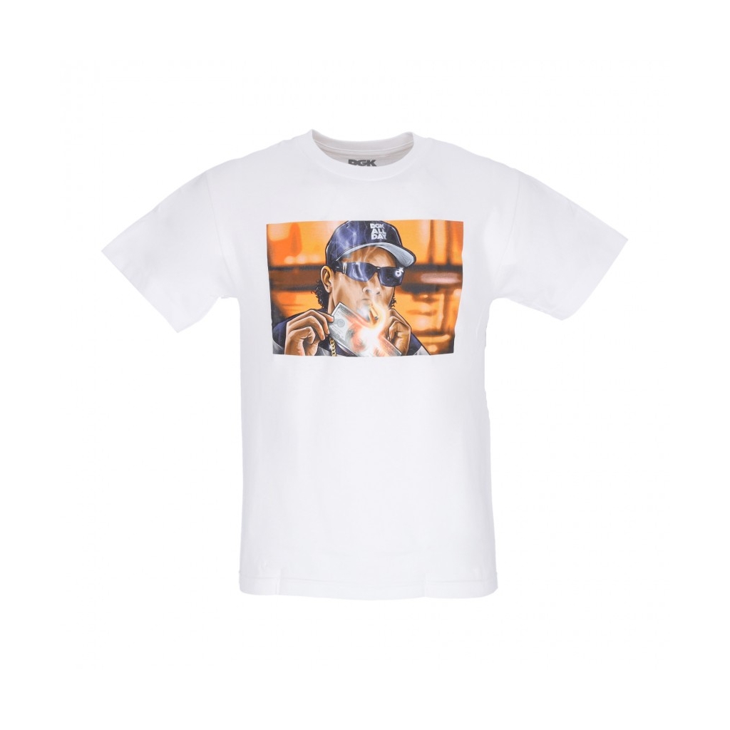 maglietta uomo burnin tee WHITE