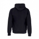 felpa cappuccio uomo pyramid hood BLACK