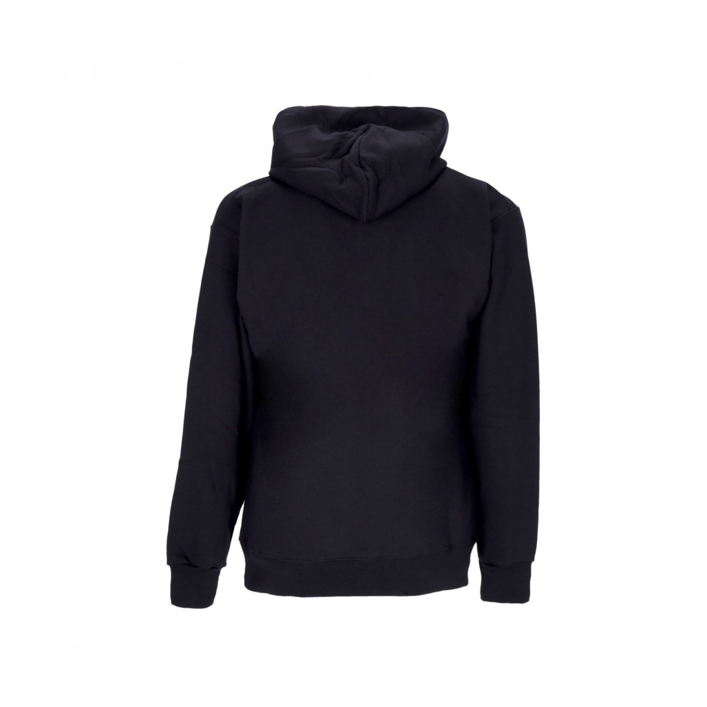 felpa cappuccio uomo double flame neon hood BLACK/NEON