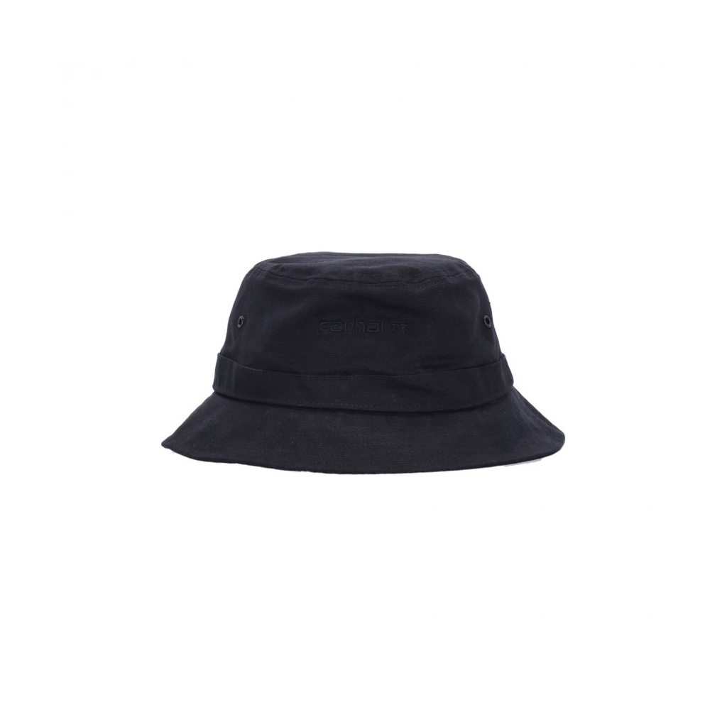 cappello da pescatore uomo script bucket hat BLACK/BLACK