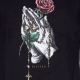 maglietta uomo rosary tee BLACK