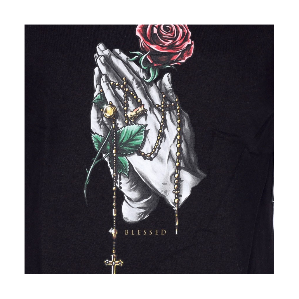 maglietta uomo rosary tee BLACK