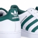 scarpa bassa uomo superstar CLOUD WHITE/COLLEGIATE GREEN/CLOUD WHITE