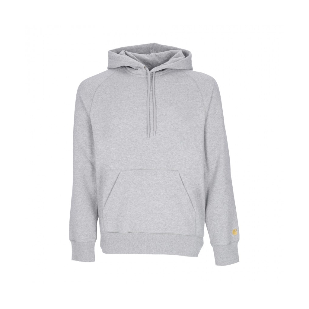 felpa cappuccio uomo hooded chase sweatshirt GREY HEATHER/GOLD