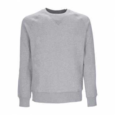 felpa girocollo uomo chase sweatshirt GREY HEATHER/GOLD