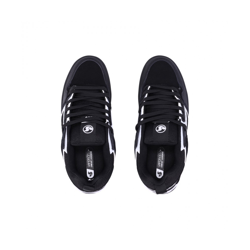 scarpe skate uomo comanche 20+ BLACK/WHITE/BLACK/NUBUCK