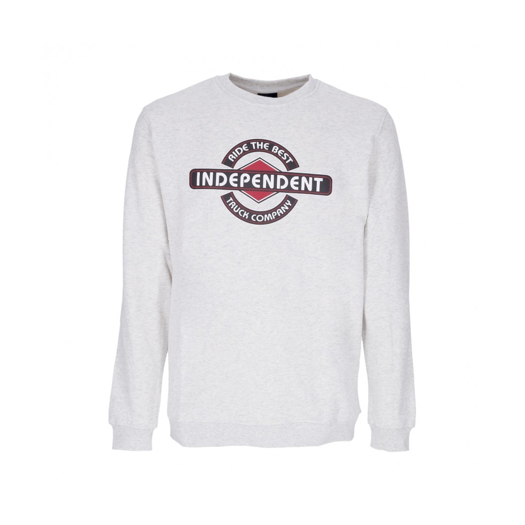 felpa girocollo uomo rtb bar crew ATHLETIC HEATHER