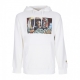 felpa cappuccio uomo working hooded fleece WHITE