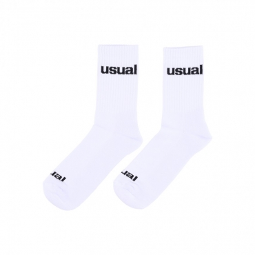 calza media uomo logo socks WHITE