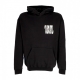 felpa cappuccio uomo digi hoodie BLACK