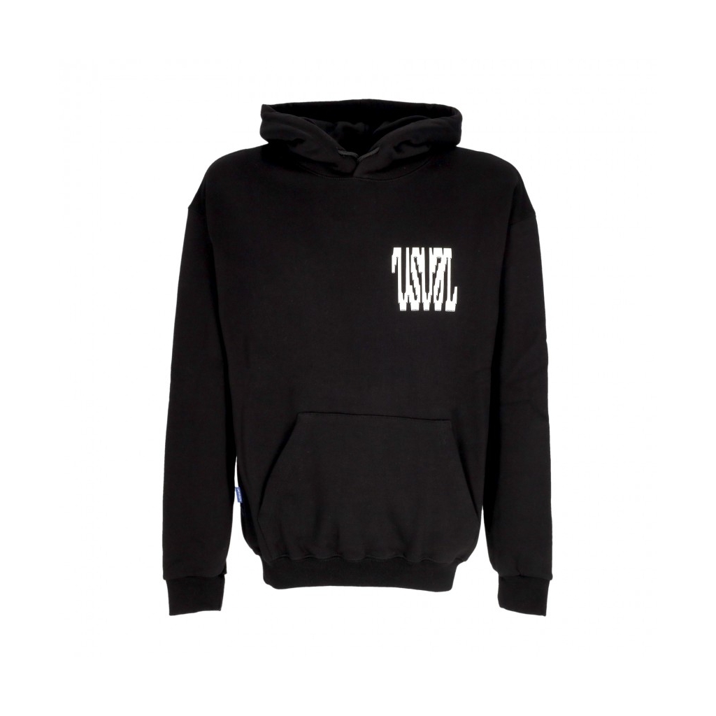 felpa cappuccio uomo digi hoodie BLACK