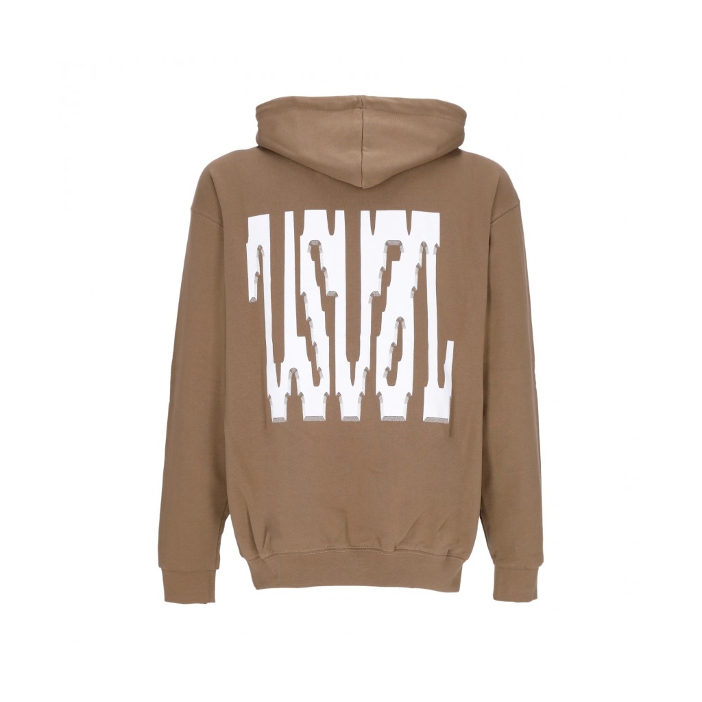 felpa cappuccio uomo digi hoodie BROWN