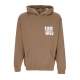 felpa cappuccio uomo digi hoodie BROWN