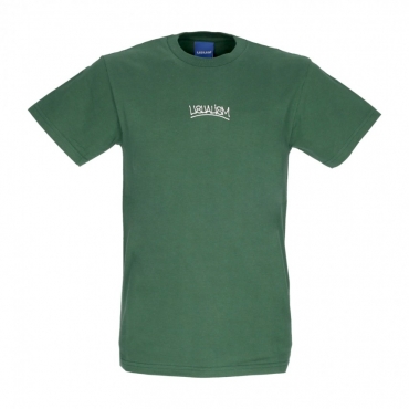 maglietta uomo usualism embroidered tee BOTTLE GREEN