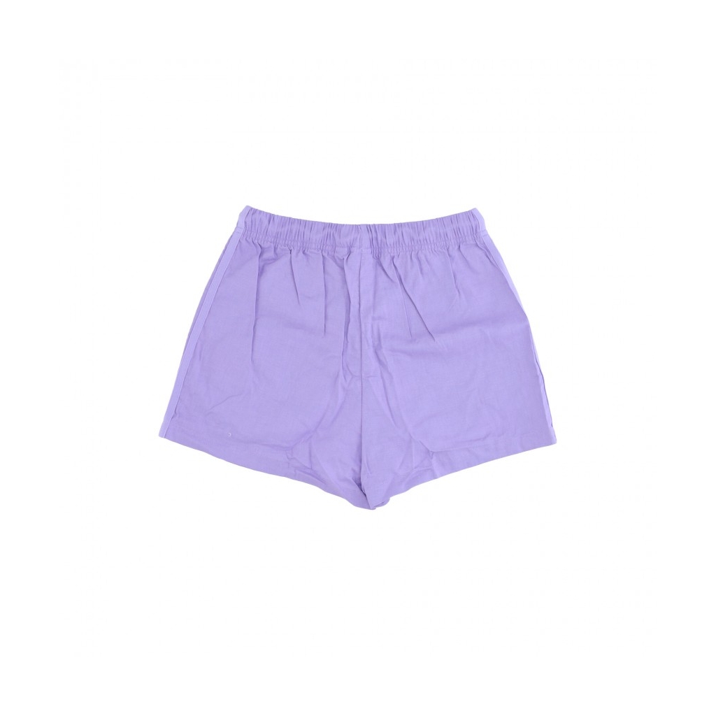 pantaloncino donna linen shorts LIGHT PURPLE