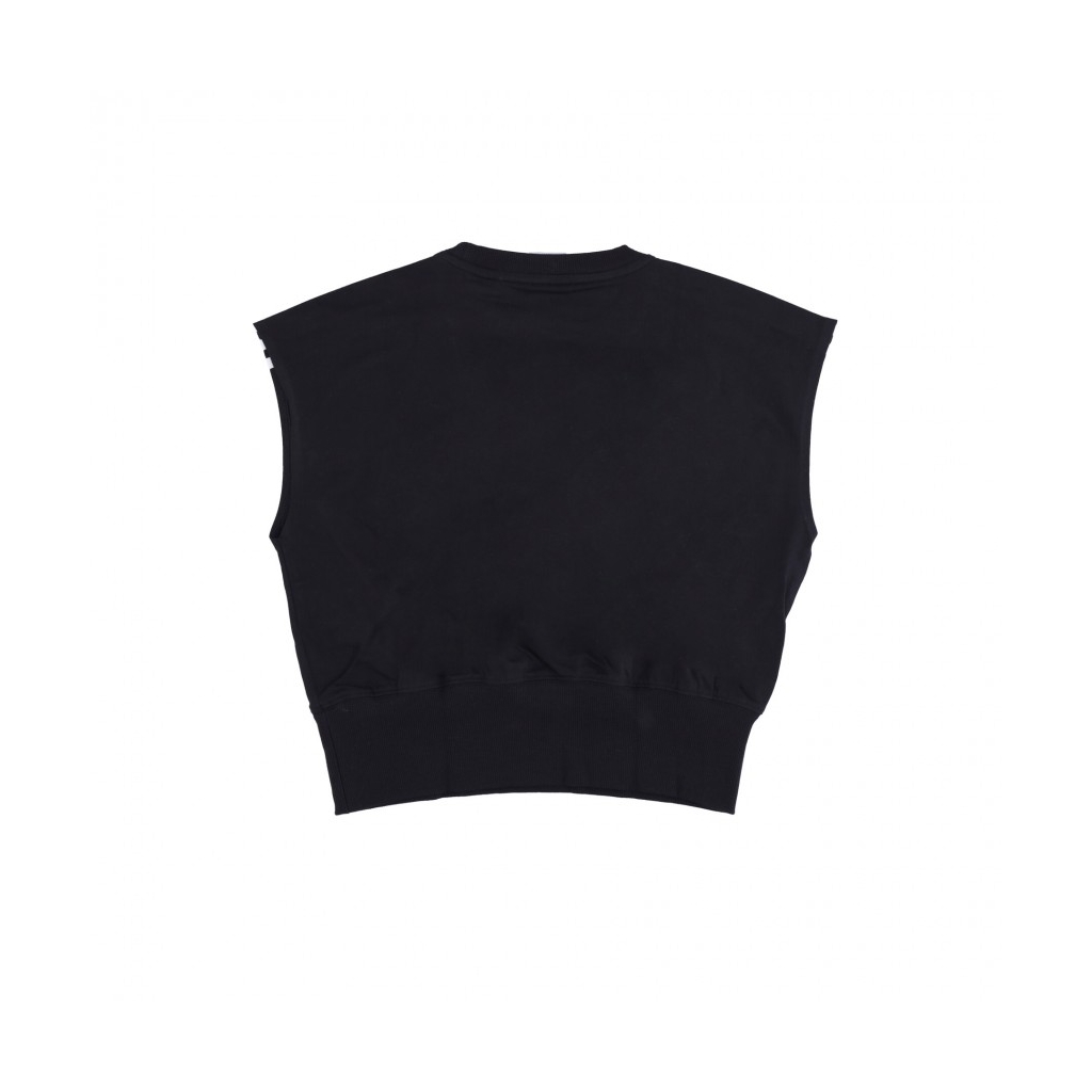 canotta donna waist cinch tee BLACK