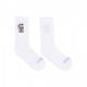 calza media uomo bye bye sock WHITE