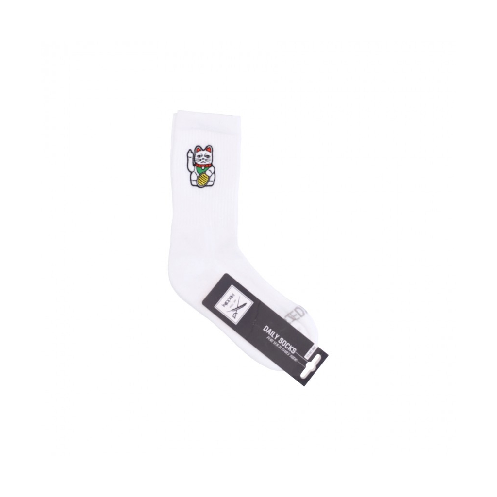 calza media uomo bye bye sock WHITE