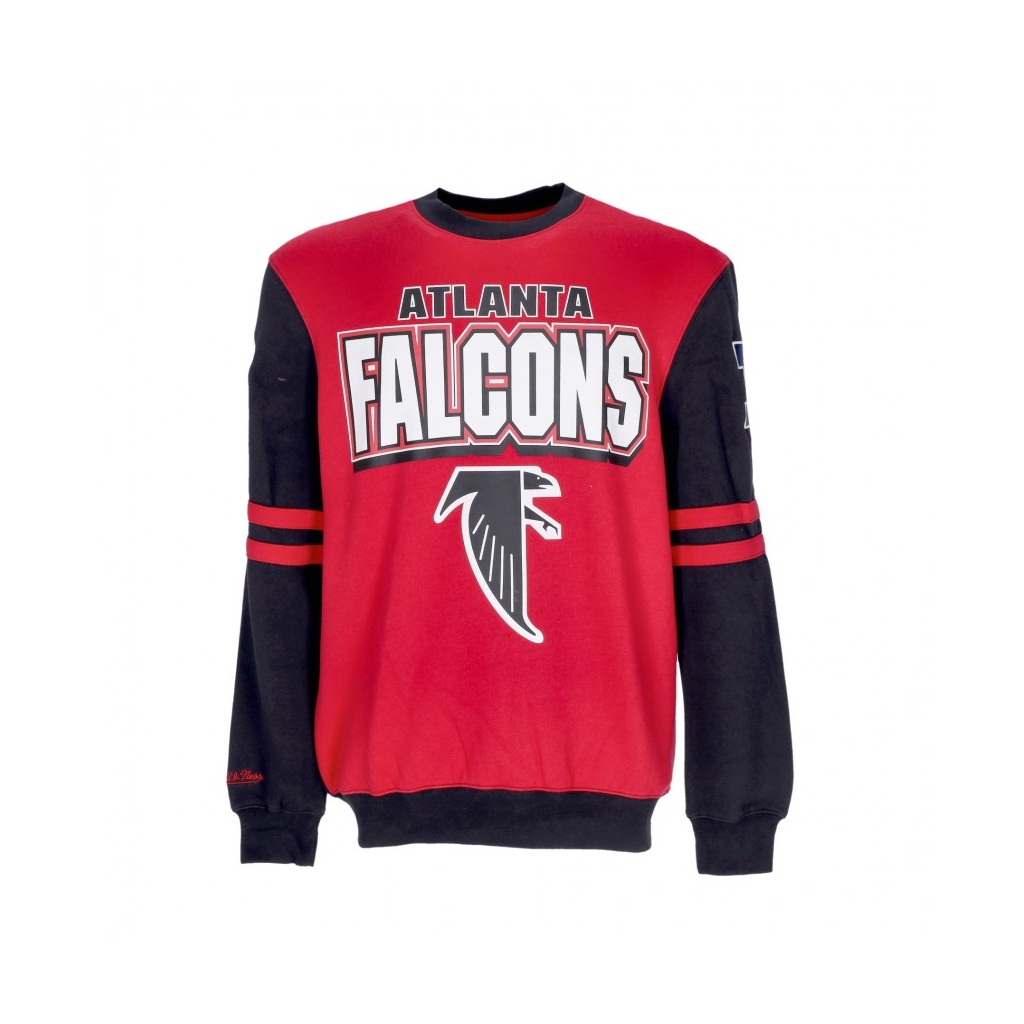 felpa girocollo uomo nfl all over crew 20 atlfal ORIGINAL TEAM COLORS