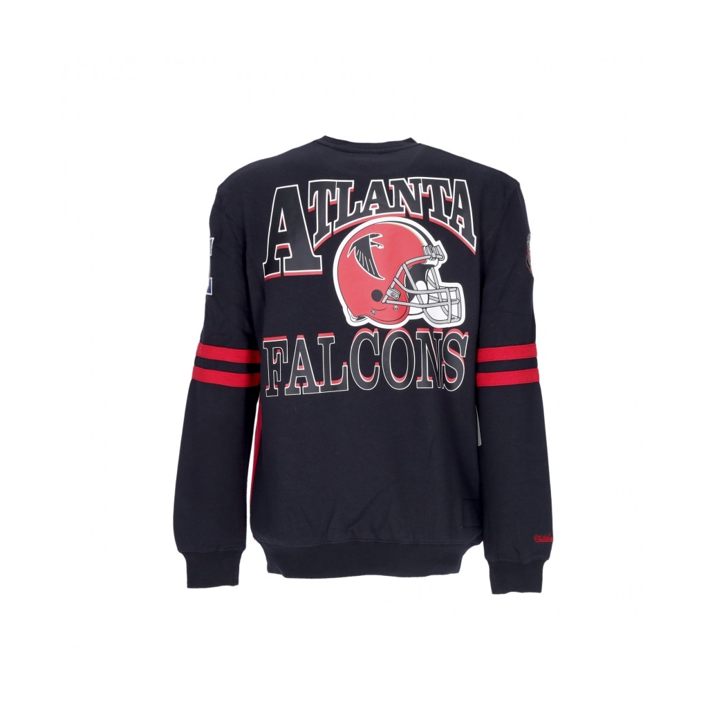 felpa girocollo uomo nfl all over crew 20 atlfal ORIGINAL TEAM COLORS