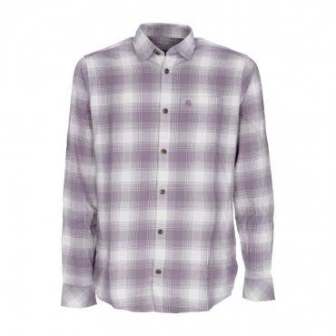 camicia manica lunga uomo l/s deaver shirt MISTY THISTLE