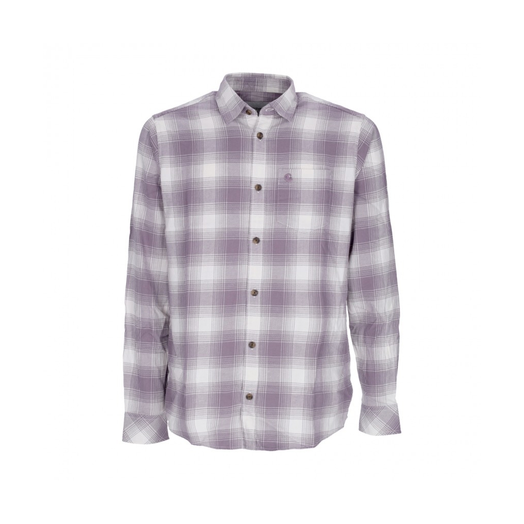 camicia manica lunga uomo l/s deaver shirt MISTY THISTLE