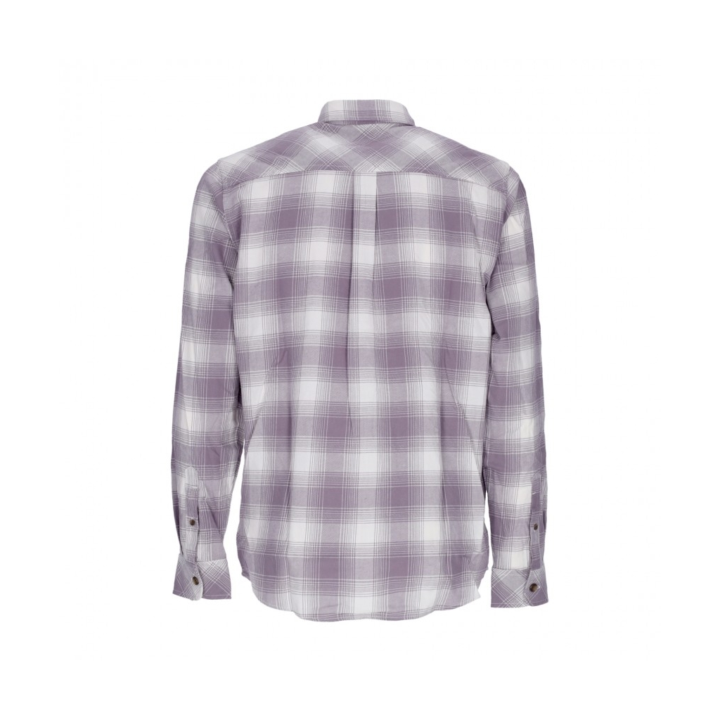 camicia manica lunga uomo l/s deaver shirt MISTY THISTLE