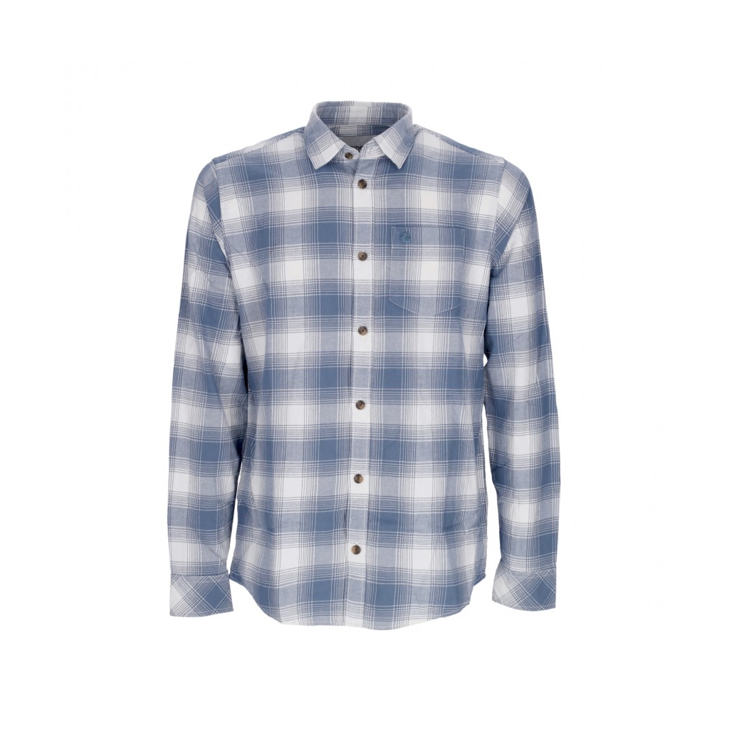 camicia manica lunga uomo l/s deaver shirt STORM BLUE