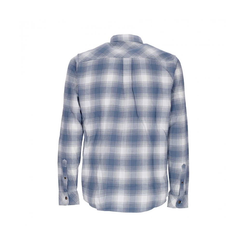 camicia manica lunga uomo l/s deaver shirt STORM BLUE