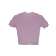 maglietta corta donna mine cropped chloe fitted tee LILAC CHALK