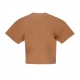 maglietta donna bubble custom crop tee BROWN SUGAR