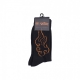 calza media uomo dlynr x pokemon charmender socks BLACK/ORANGE