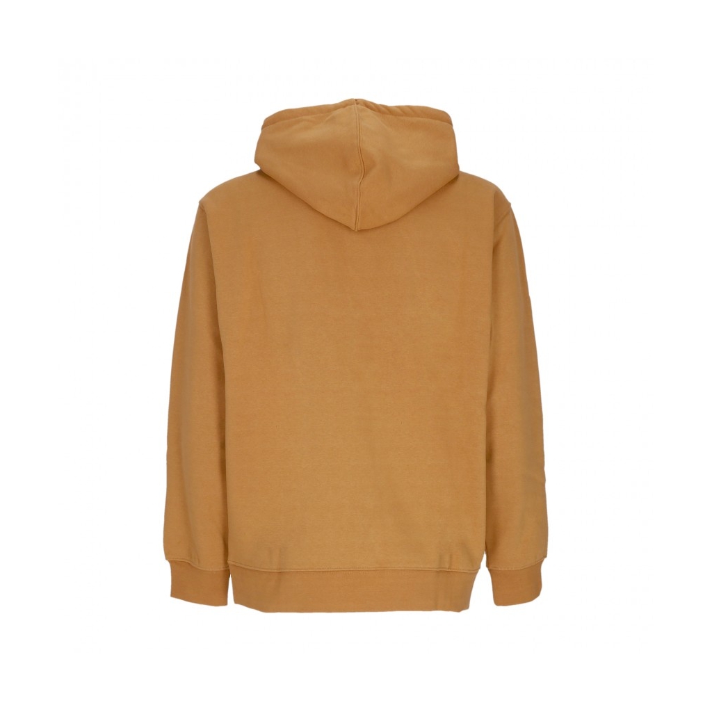 felpa cappuccio uomo bold hood premium fleece BROWN SUGAR