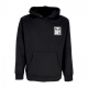 felpa cappuccio uomo eyes icon hood premium fleece BLACK