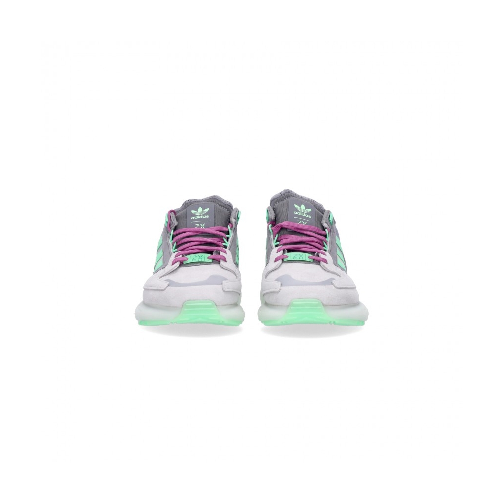 scarpa bassa uomo zx 5k boost GREY THREE/BEAM GREEN/SEMI PULSE LILAC