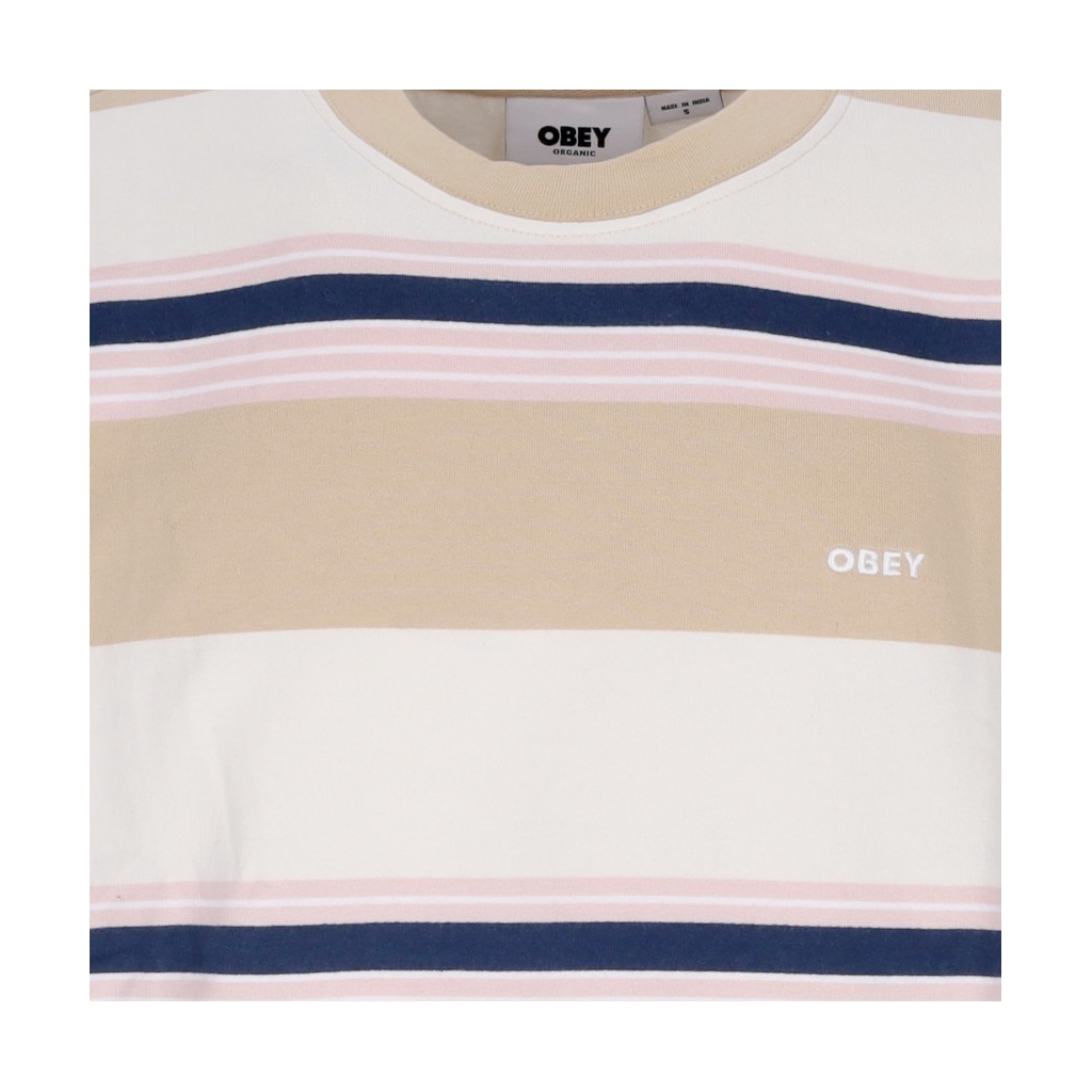 felpa girocollo uomo ender stripe crew specialty fleece IRISH CREAM MULTI