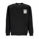 felpa girocollo uomo eyes icon crew premium fleece BLACK