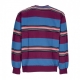 felpa girocollo uomo ender stripe crew specialty fleece BEETROOT MULTI