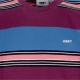 felpa girocollo uomo ender stripe crew specialty fleece BEETROOT MULTI