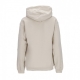 felpa cappuccio donna bird old school pullover hood SAND