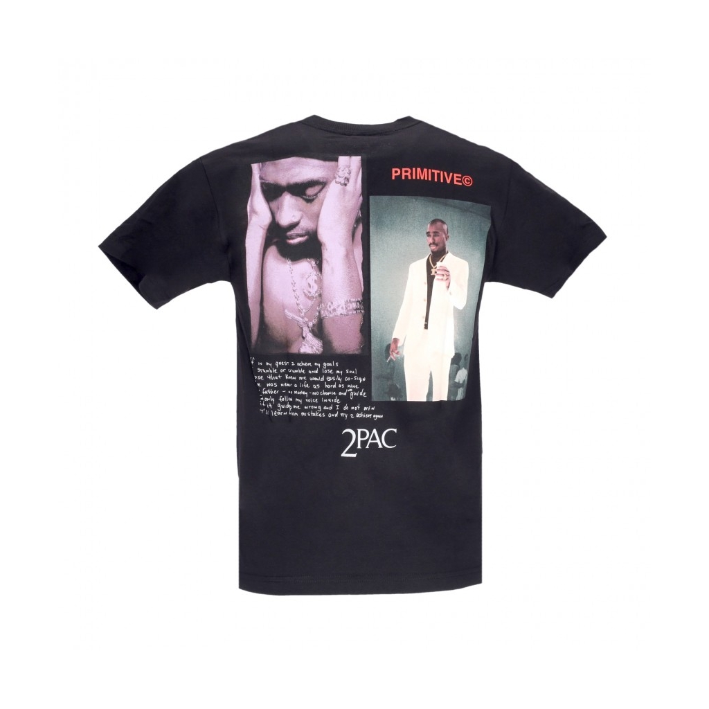 maglietta uomo voice tee x tupac BLACK