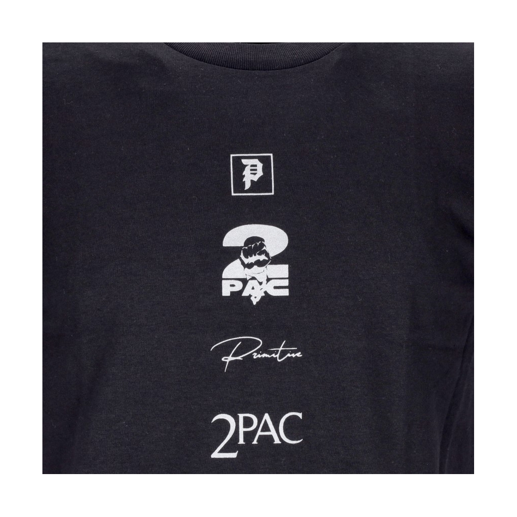 maglietta uomo voice tee x tupac BLACK