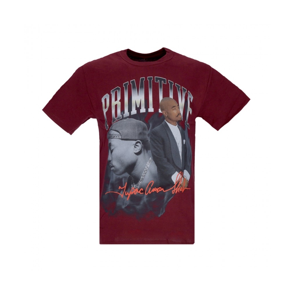 maglietta uomo legend tee x tupac BURGUNDY