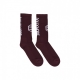 calza media uomo frontal hexagon socks BORDEAUX