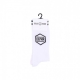 calza media uomo dlynr socks WHITE