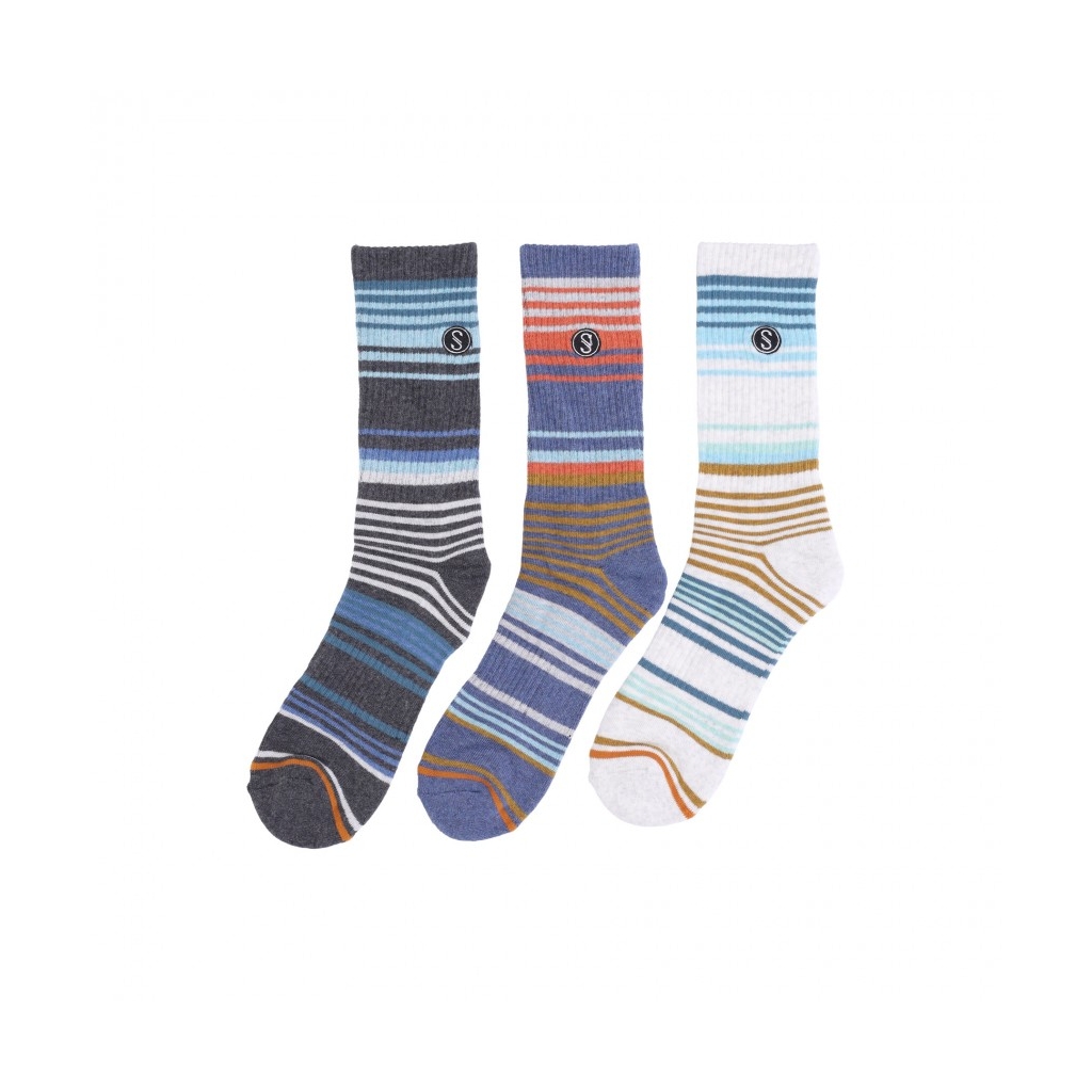 calza media uomo mainland 3 pkk socks ASSORTED