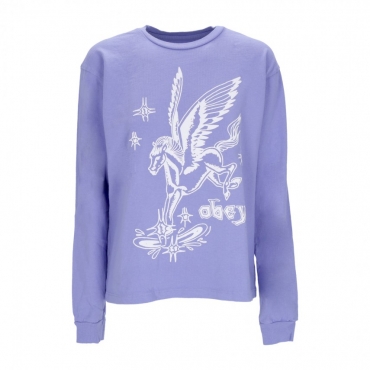 maglietta manica lunga donna pegasus custom box l/s tee DIGITAL VIOLET