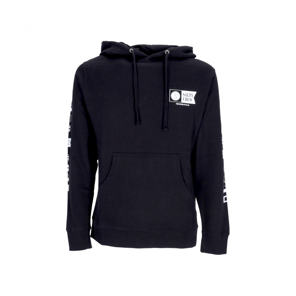 felpa cappuccio uomo alpha fleece BLACK