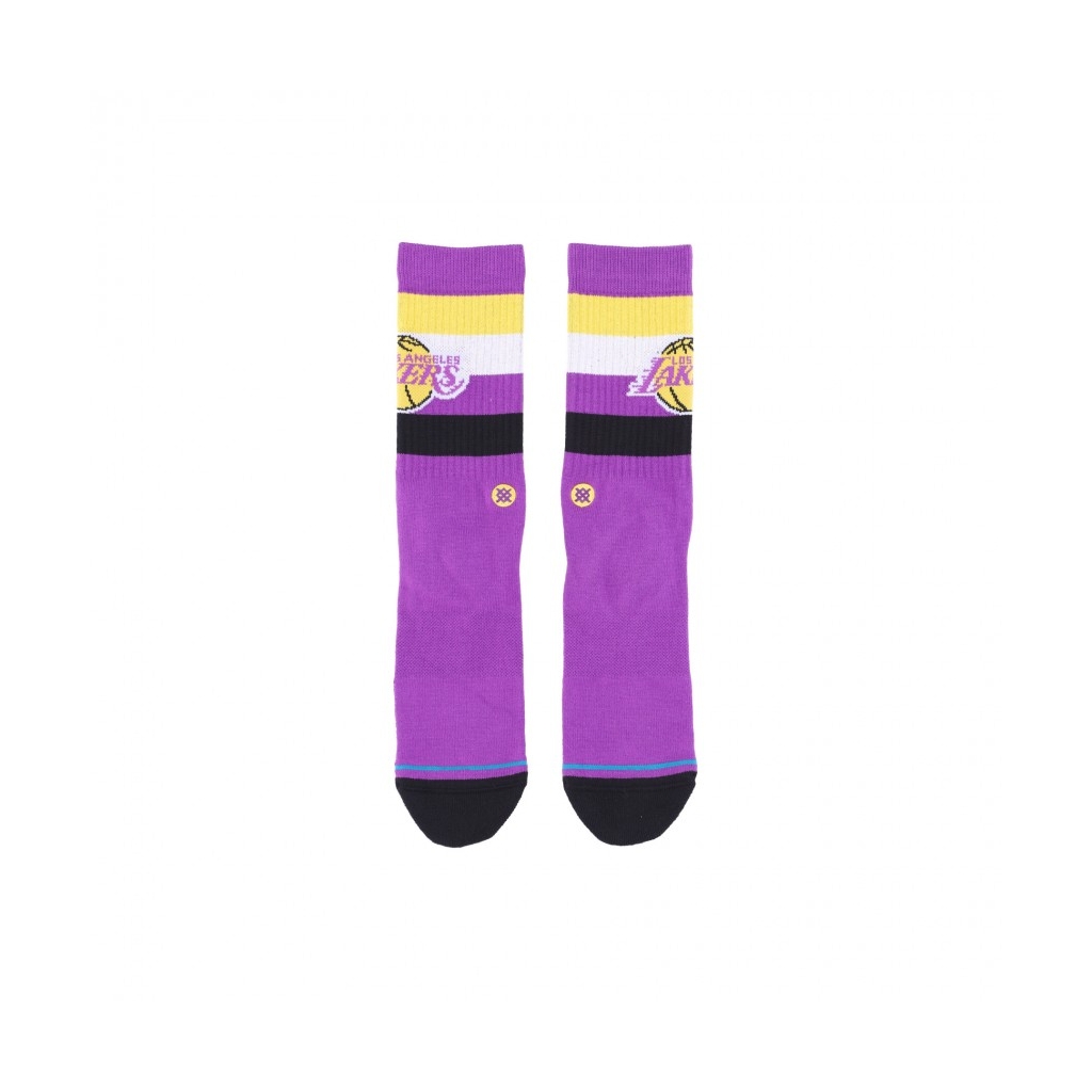 calza media uomo lakers st crew PURPLE