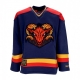 felpa tipo hockey uomo goat classic hockey crewneck BLUE/RED